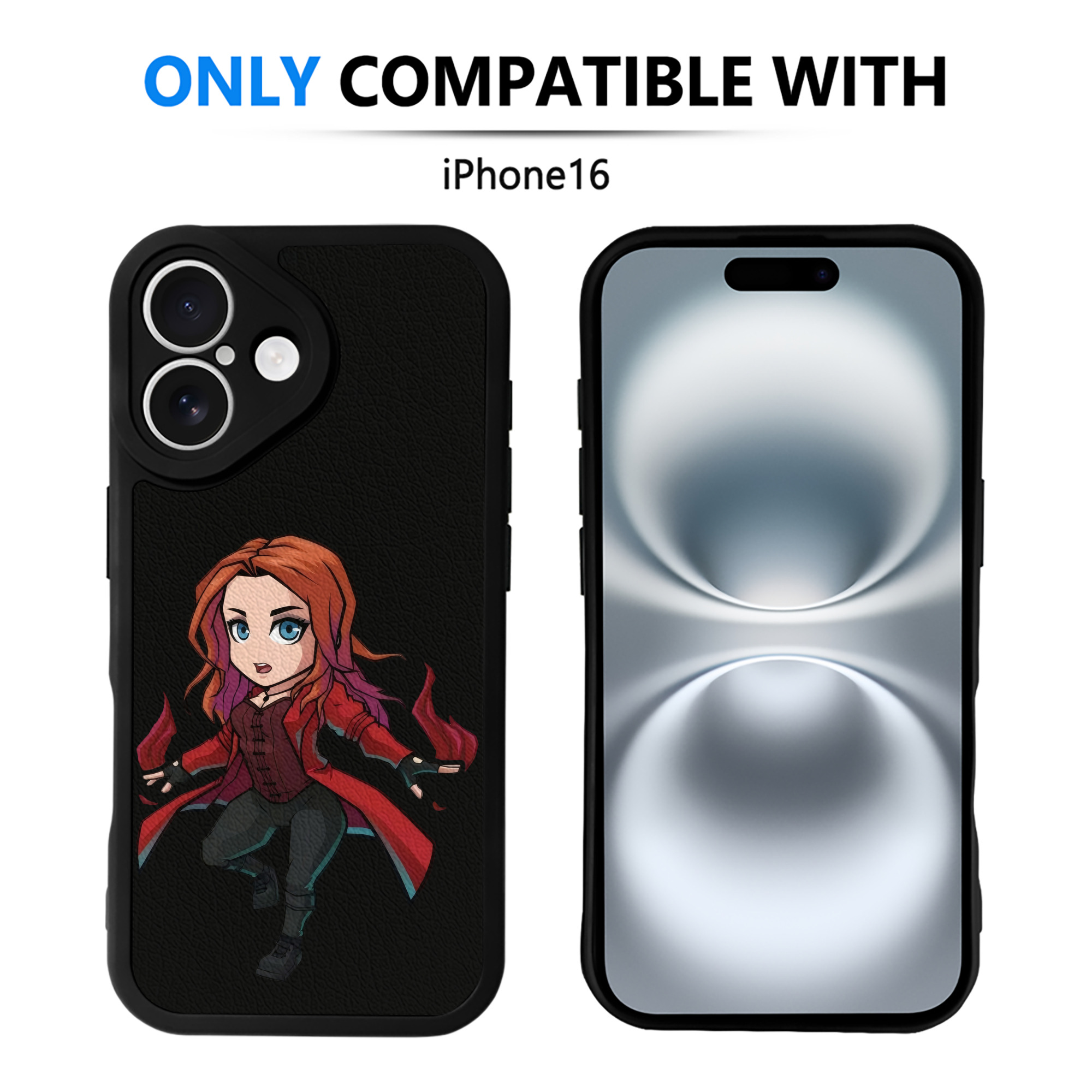 （画像用） アベンジャーズ The Avengers 【iPhone 16シリーズ対応】シリコンスマホケース（レザー調） 材質：シリコン